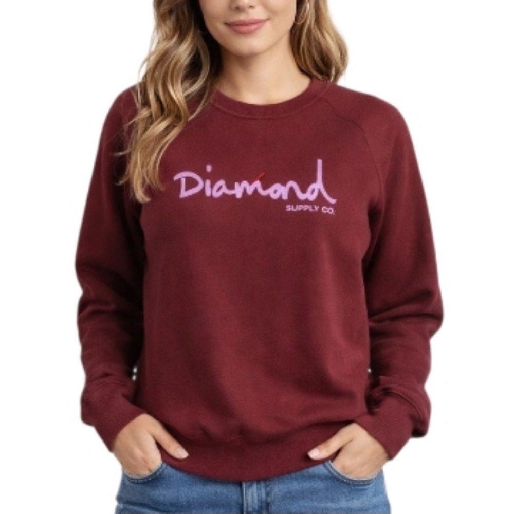 Diamond Supply Co Women's Casual Crewneck Sweatshirt‎
